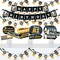 Big Dot of Happiness Cheers and Beers to 21 Years - Banner and Photo Booth Decorations - 21st Birthday Party Supplies Kit - Doterrific Bundle
